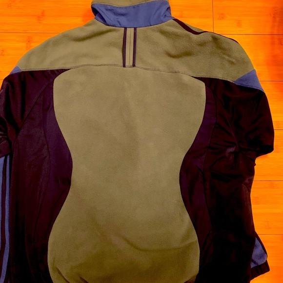 Adidas QuarterZip,Pullover,Men’sL,Blue,Green,Blck - Picture 3 of 4